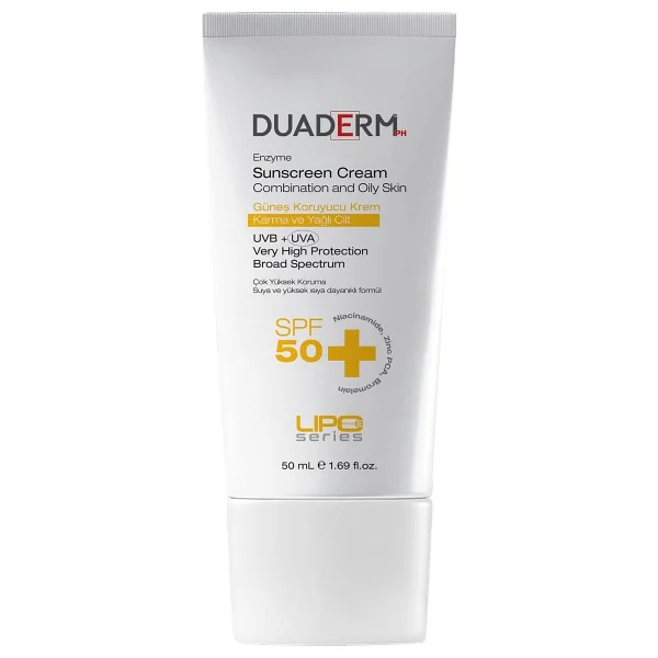 Duaderm Güneş Koruyucu Krem Karma Ve Yağlı Cilt Spf50+ 50 Ml - Görsel 2