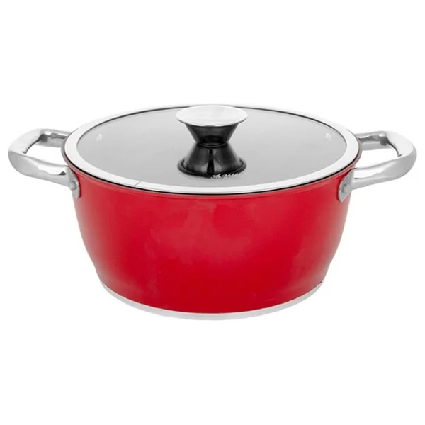Aryıldız Trendy Induction Prestige Kırmızı 20x10 Cm Tencere - Görsel 2