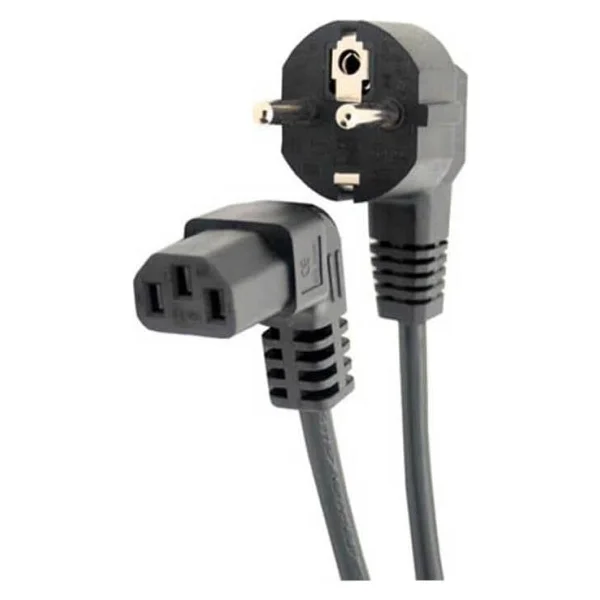 C13 Power Kablo - 90 Derece L Uc - Dik Acili - Standart Power Kablosu - 1.8 Mt - Görsel 2