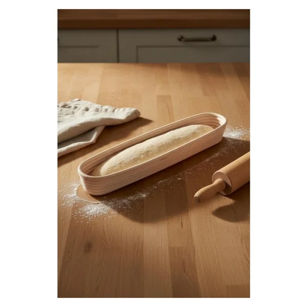 Bambum Puder - Ekmek Mayalama Sepeti Oval 44 Cm - Görsel 2