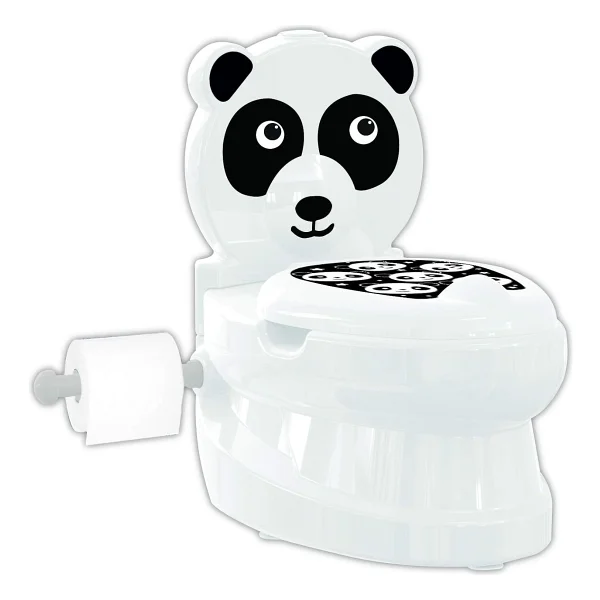 Pilsan Panda Eğitici Lazımlık Educational Potty Tuvalet Siyah - Görsel 4