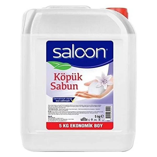 Saloon Floral Şeffaf Köpük Sabun 5 Lt - Görsel 6