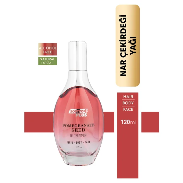 Softto Plus Nar Çekirdeği Parlaklık Ve Canlılık Veren 120 Ml Saç Yüz Ve Vücut Yağı - Görsel 8