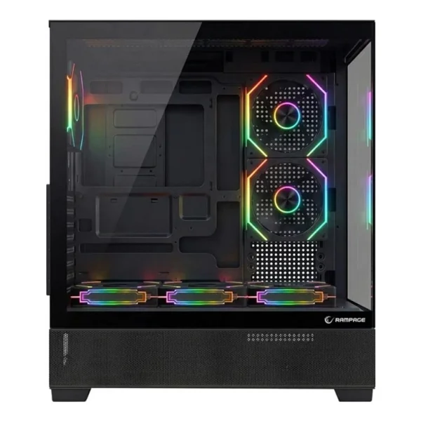 Rampage Hydra V5 ARGB Fanlı 850 W ATX Oyuncu Kasası - Görsel 4