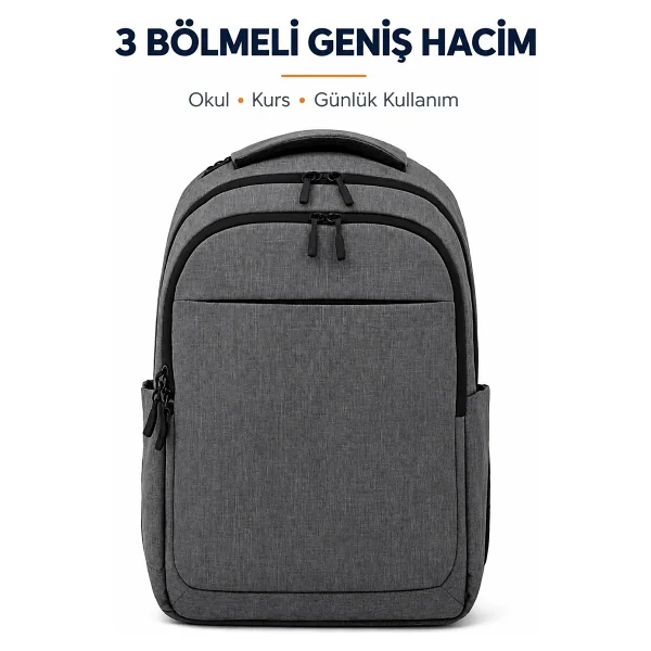 Relaxion 2225 Mor Okul Sırt Çantası - Görsel 5