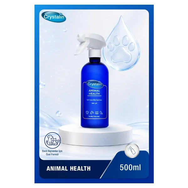 Crystalin Animal Health 500 Ml Yara Bakım Solüsyonu Hassas Ciltler İçin Etkili Temizlik - Görsel 5