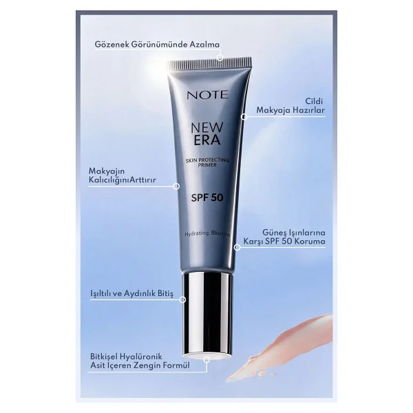 Note New Era Skin Protecting Nemlendirici Etkili Spf 50 35 Ml Makyaj Bazı - Görsel 3