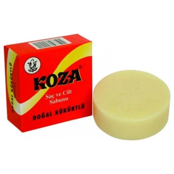 Koza Doğal Kükürtlü 100 Gr Sabun - Görsel 6