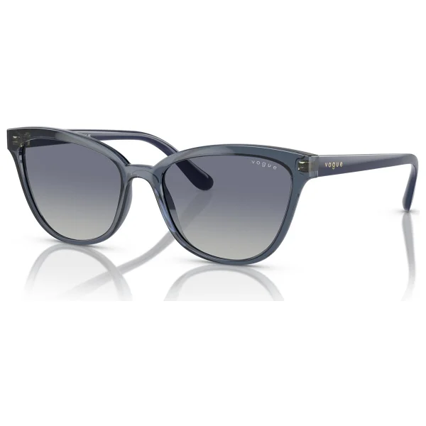 Vogue Vo5496sı 27644l Transparent Dark Blue-Blue Kadın Güneş Gözlüğü - Görsel 2