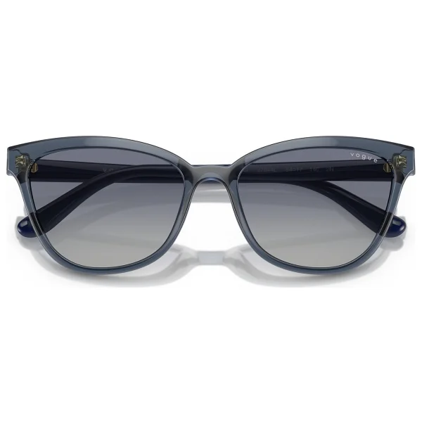 Vogue Vo5496sı 27644l Transparent Dark Blue-Blue Kadın Güneş Gözlüğü - Görsel 7