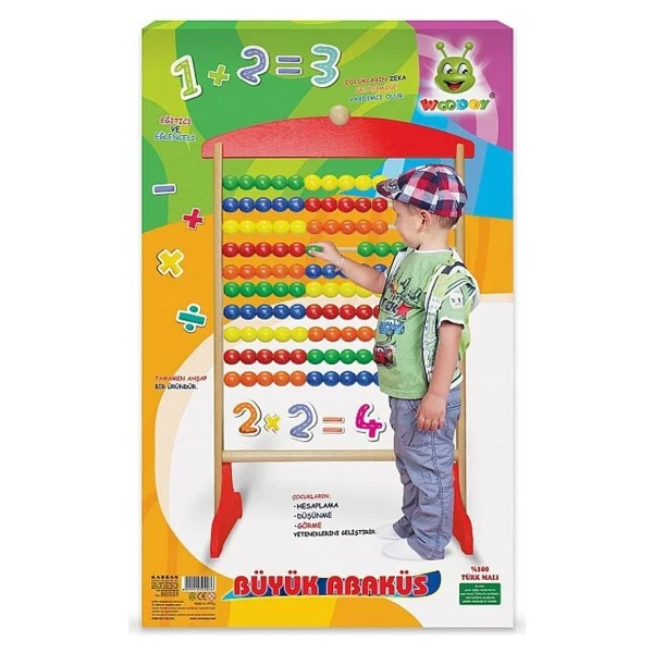 Woodoy Kr031 Büyük Ahşap Abaküs - Görsel 2