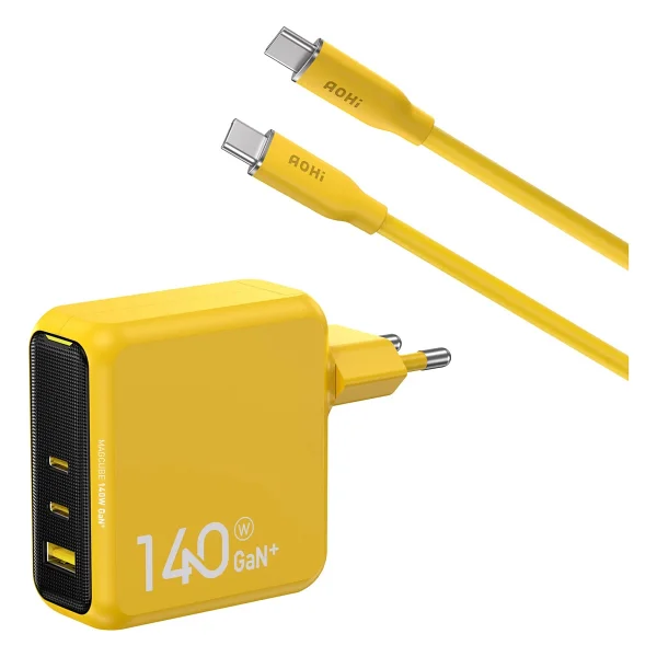 Aohi Magcube 140 W Type-C Kablolu Hızlı Şarj Aleti - Görsel 7