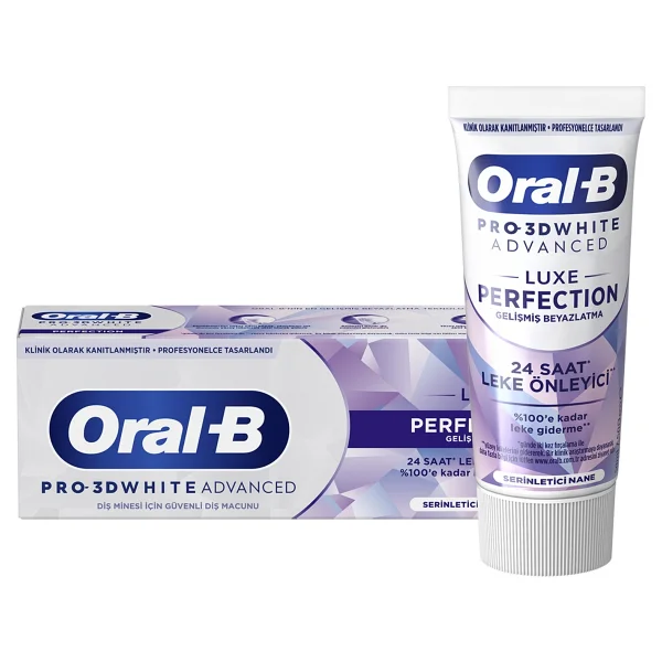 Oral-B Pro 3D White Advanced Luxe Perfection 50 ml Florürlü Diş Macunu - Görsel 2