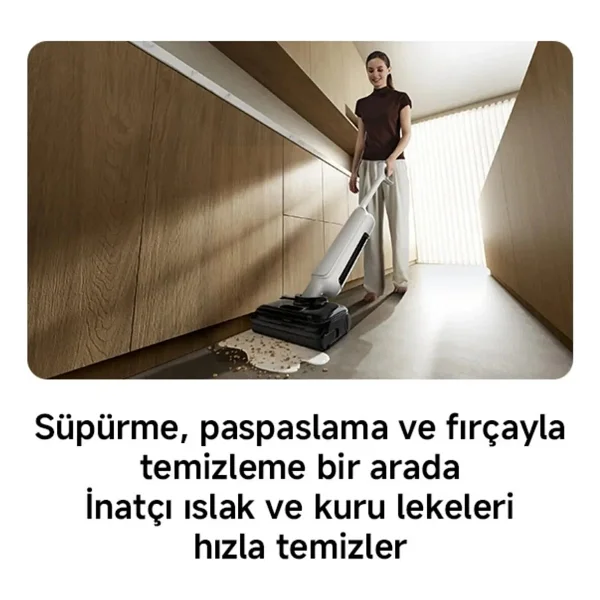 Xiaomi Truclean W30 Pro Islak Kuru Şarjlı Dikey Süpürge - Görsel 7