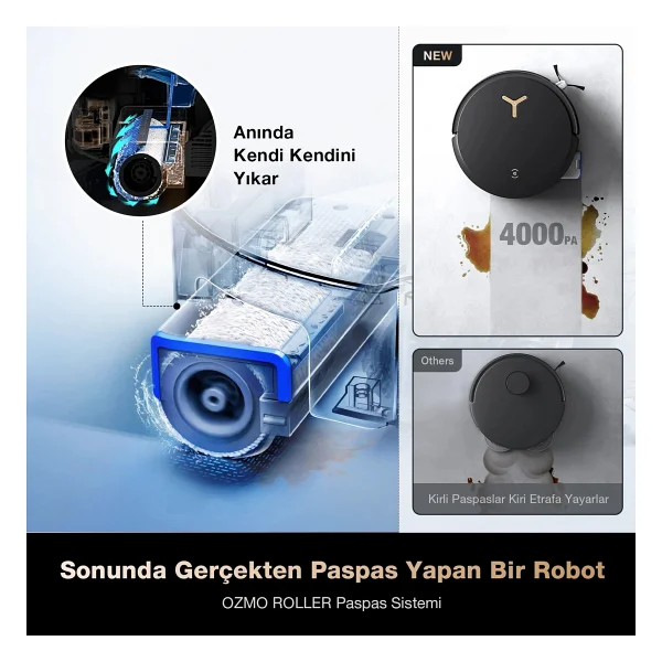 Ecovacs Deebot X8 Pro Omni Çöp İstasyonlu Akıllı Robot Süpürge - Görsel 2