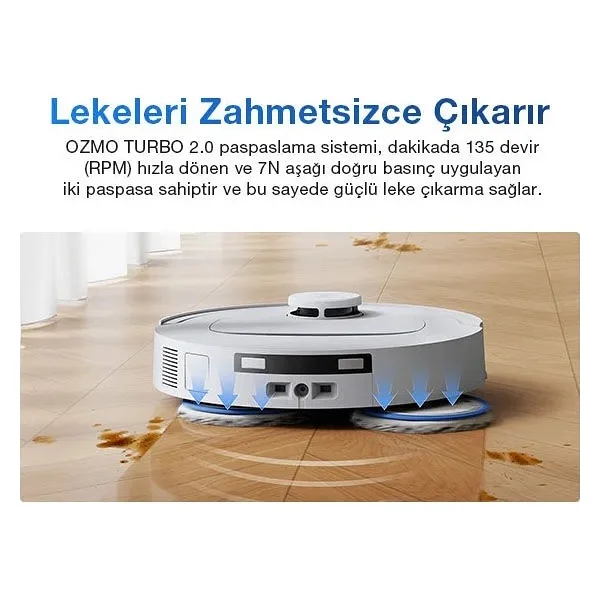 Ecovacs Deebot T30c Çöp İstasyonlu Akıllı Robot Süpürge - Görsel 3