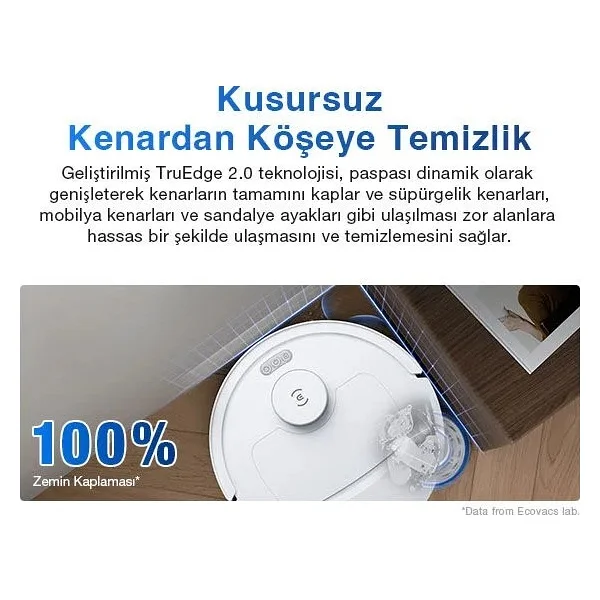 Ecovacs Deebot T30c Çöp İstasyonlu Akıllı Robot Süpürge - Görsel 6