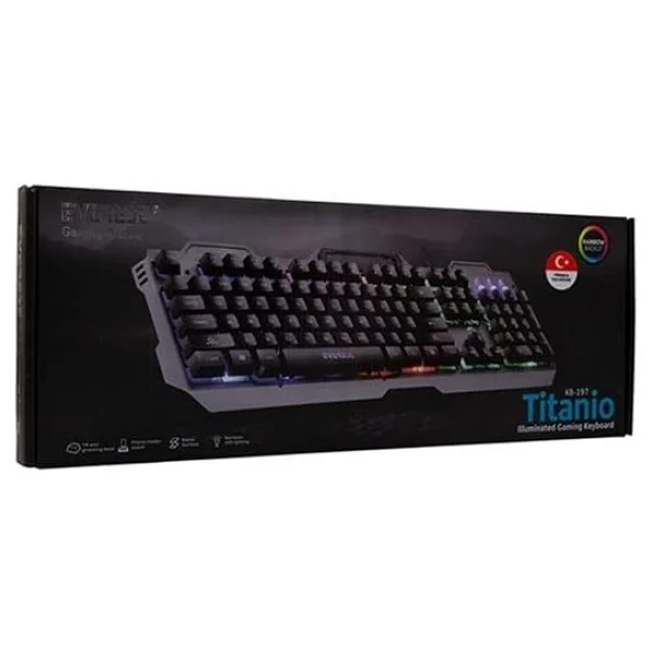 Everest Titanio KB-197 Kablolu Oyuncu Klavyesi - Görsel 4
