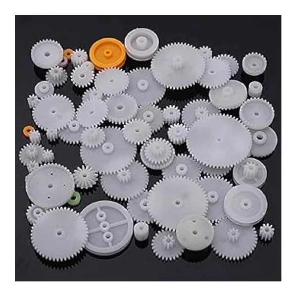 75 Parça Plastik Dişli Seti Rc Çark Arduino - Görsel 3