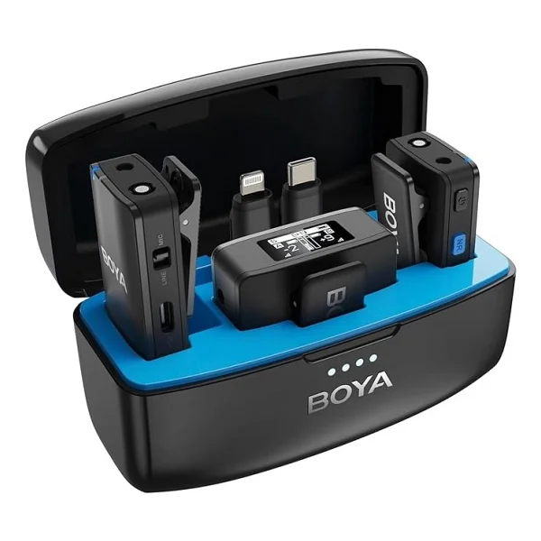 Boya Boyamic All-in-One 2'li Kablosuz Yaka Mikrofonu - Görsel 6