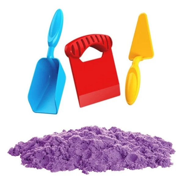 Art Craft Aksesuarlı Mor Kinetik Oyun Kumu 1000 Gr 03694 - Görsel 4