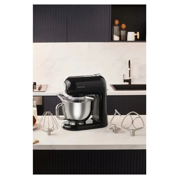 Homend Vintage Profashion 3027h 1500 W 5.5 Lt Siyah Stand Mikser - Görsel 7