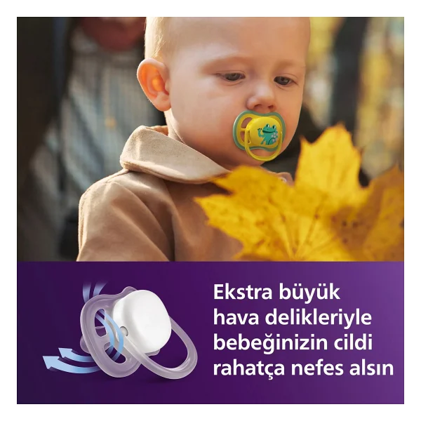 Philips Avent Scf349/18 Ultra Air +18 Ay 2'li Erkek Emzik - Görsel 5