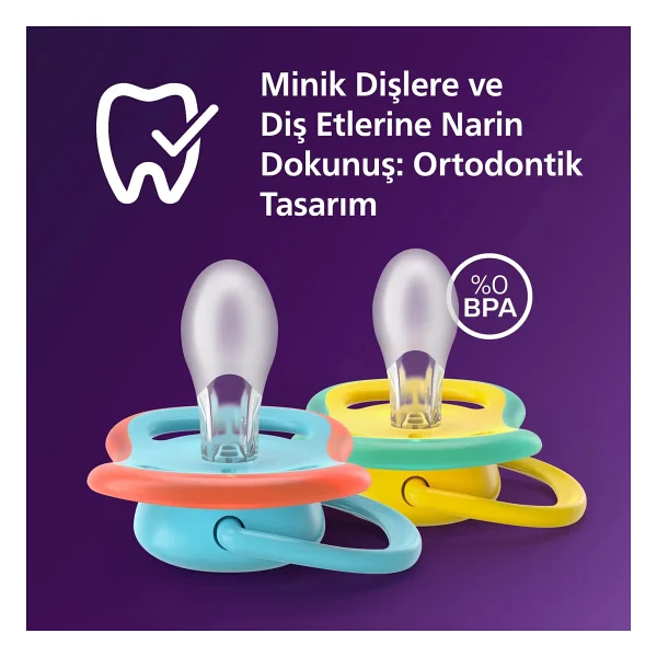 Philips Avent Scf349/18 Ultra Air +18 Ay 2'li Erkek Emzik - Görsel 6