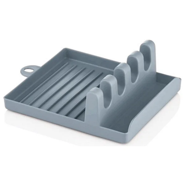 Porsima Kaşık Ve Kapak Tutucu - Kapak Standı Kaşık Kepçe Altlığı Düzenleyici Organizer - Antrasit - Görsel 4