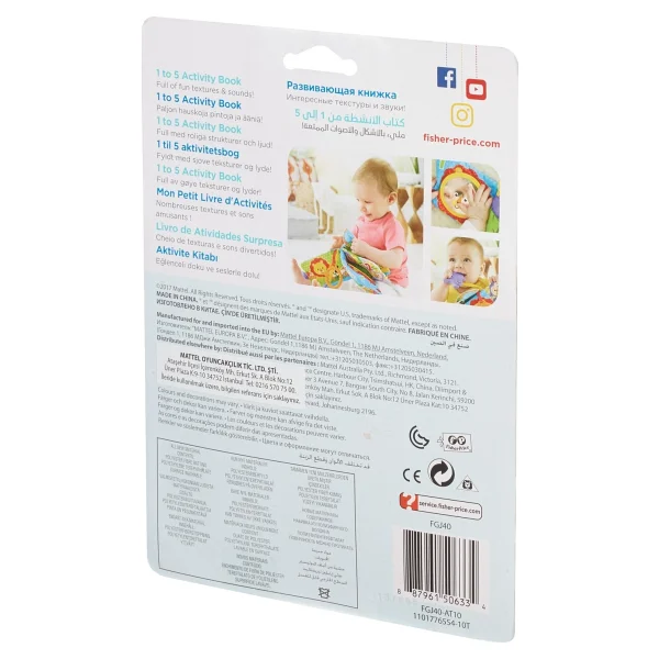 Fisher Price Minik Hayvancıklar Yumuşak Aktivite Kitabı Fgj40 - Görsel 10
