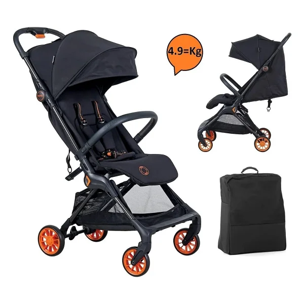 Prego 2224 Quark Turuncu Kabin Tipi Bebek Arabası - Görsel 2