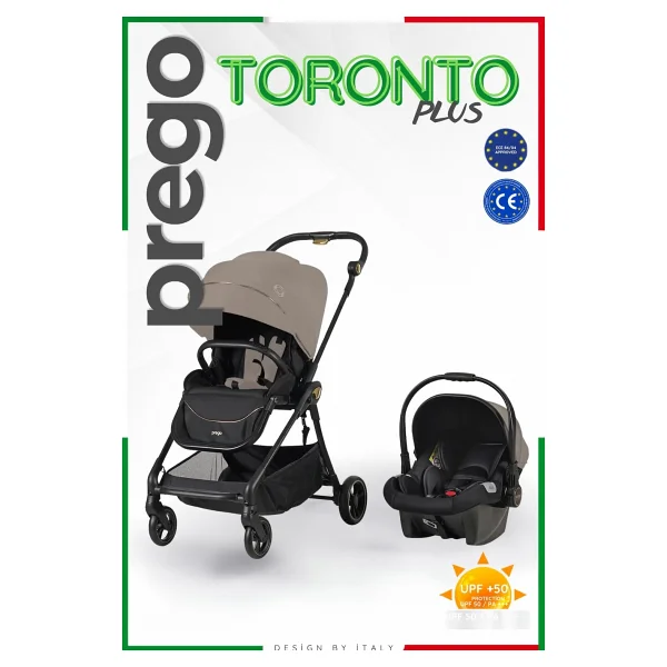 Prego 2224 Quark Turuncu Kabin Tipi Bebek Arabası - Görsel 3