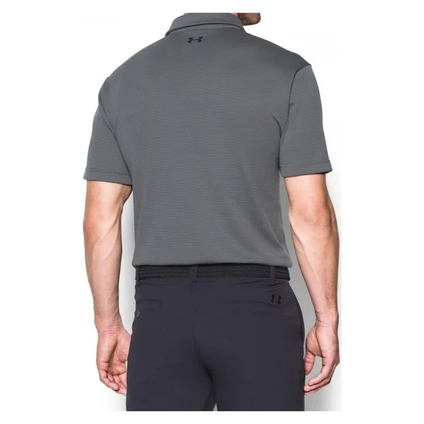 Under Armour Tech 1290140-040 Gri Kısa Kollu Erkek Polo Yaka Tişört - Görsel 3