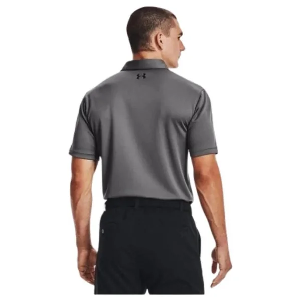 Under Armour Tech 1290140-040 Gri Kısa Kollu Erkek Polo Yaka Tişört - Görsel 7