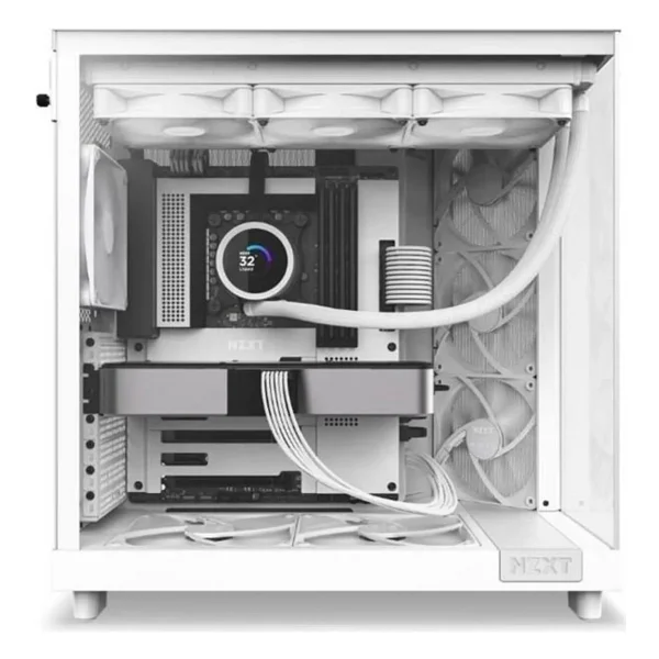 Nzxt H6 Flow Cc-H61fw-01 Fanlı Beyaz Atx Oyuncu Kasası - Görsel 6