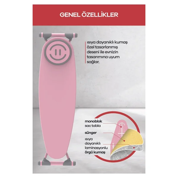 Perilla Premium Ütü Masası - Görsel 4