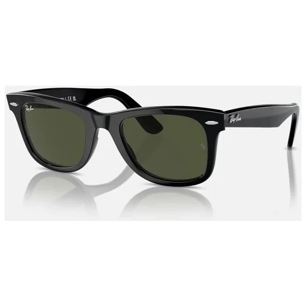 Ray-Ban Wayfarer 2140 901/58 Black-Green Polarize Güneş Gözlüğü - Görsel 9