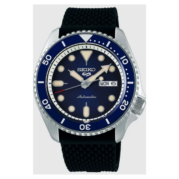 Seiko 5 Sports Skx Srpd71k2 Kumaş Kordon Mavi Erkek Kol Saati - Görsel 7