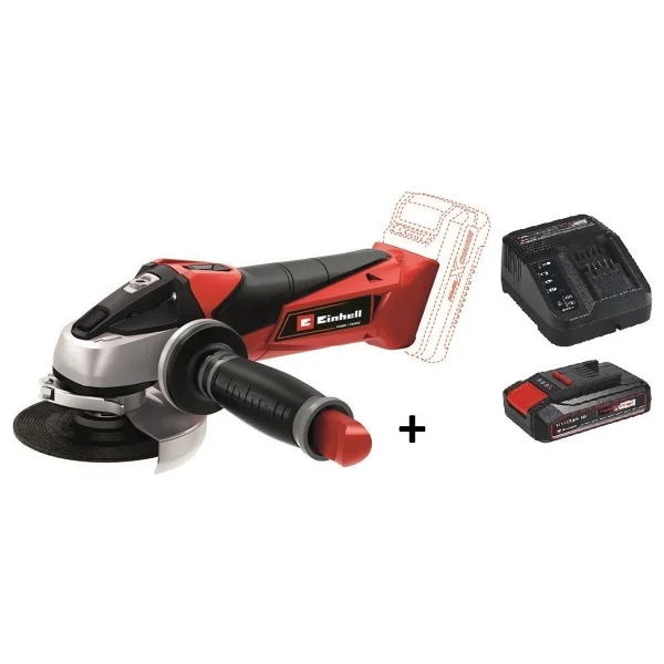 Einhell Te-Ag 18/115 Li Tek Akülü 2.5 Ah Taşlama Makinesi - Görsel 3
