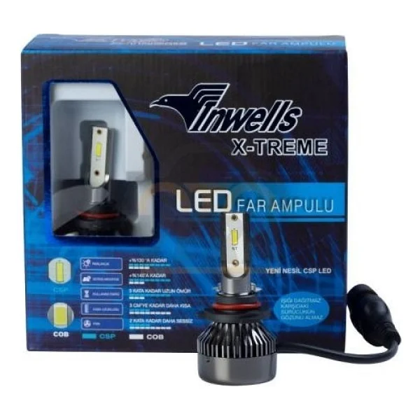 Inwells X-Treme LED Xenon (Zenon) H1 / H3 / H4 / H7 / H11 / H27 / 9005 / 9006 - Görsel 4