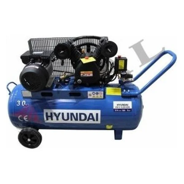 Hyundai Hmv0.25 V 3 Hp 100 Lt Hava Kompresörü - Görsel 3