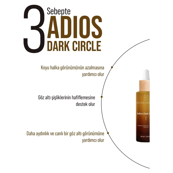 Skin Sensual Göz Altı Serumu 30 Ml Aydınlık Görünüm İçin Kafein Ve Vitamin C İçerir - Görsel 4