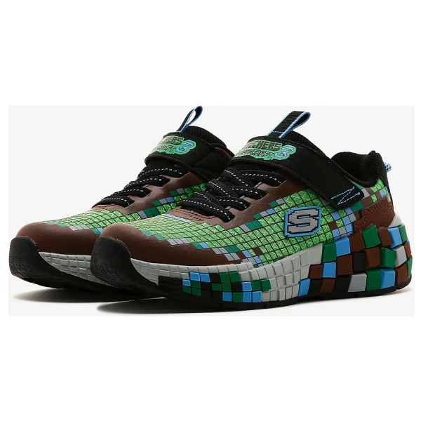 Skechers Mega-Craft 3.0 402182l Brmt Kahverengi-Yeşil Erkek Çocuk Spor Ayakkabı - Görsel 8