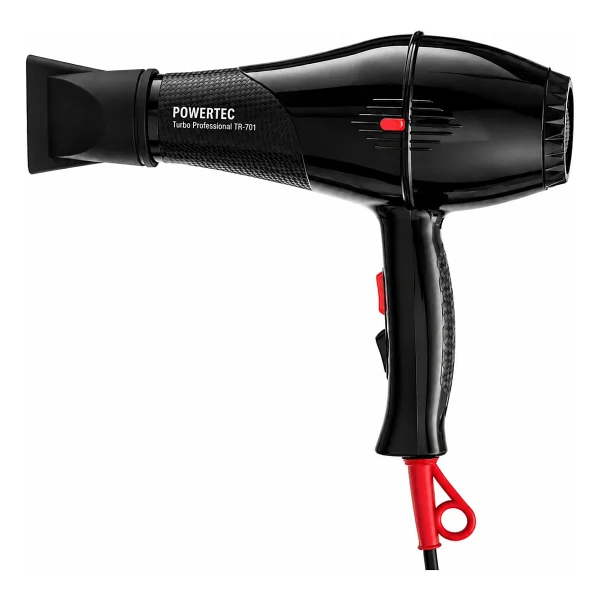 Powertec Tr-701 2500 W Profesyonel Fön Makinesi + Berber Fön Fırçası - Görsel 2
