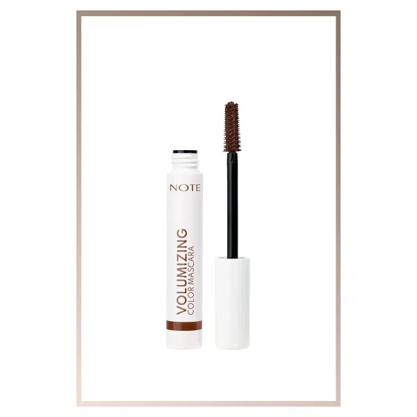 Note Volumizing Color Hacim Ve Uzatma Etkili Kahverengi Tubing Maskara - Görsel 6