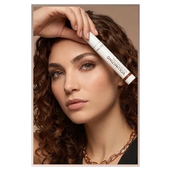 Note Volumizing Color Hacim Ve Uzatma Etkili Kahverengi Tubing Maskara - Görsel 7