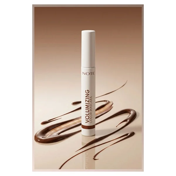 Note Volumizing Color Hacim Ve Uzatma Etkili Kahverengi Tubing Maskara - Görsel 8