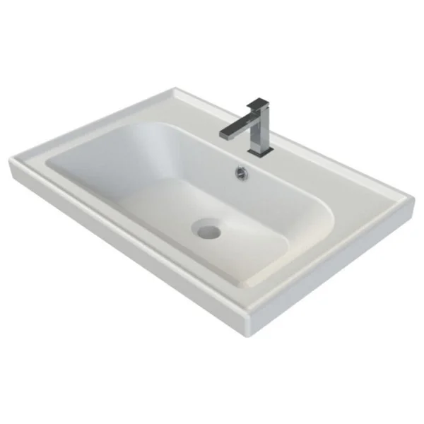 Turkuaz Seramik Frame 65x45 Cm Etajerli Lavabo - Görsel 8