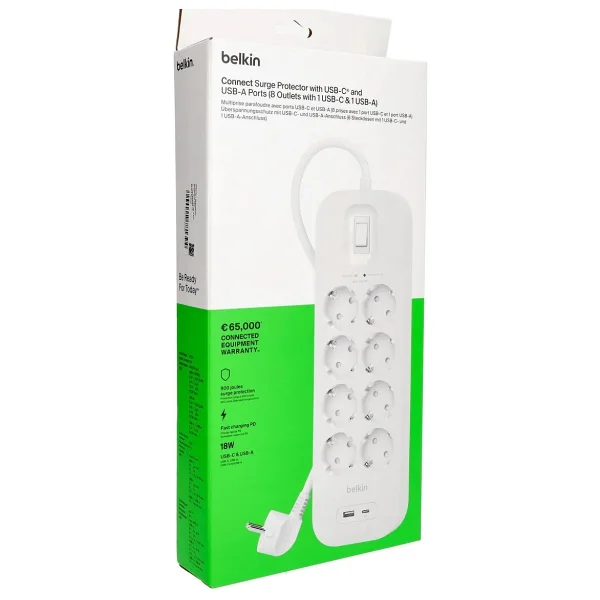 Belkin SRB003VF2M Usb-C-Usb-A 8x Akım Korumalı Priz 2 Metre - Görsel 8