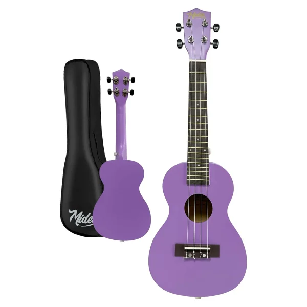 Midex Ukx-233prp Mor Concert Ukulele (Askı Çanta Pena) - Görsel 4